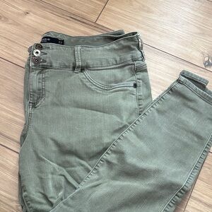Torrid Women's Olive Skinny Jeans